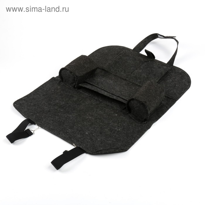 Органайзер на спинку сиденья 55&times;41 см, темно-серый