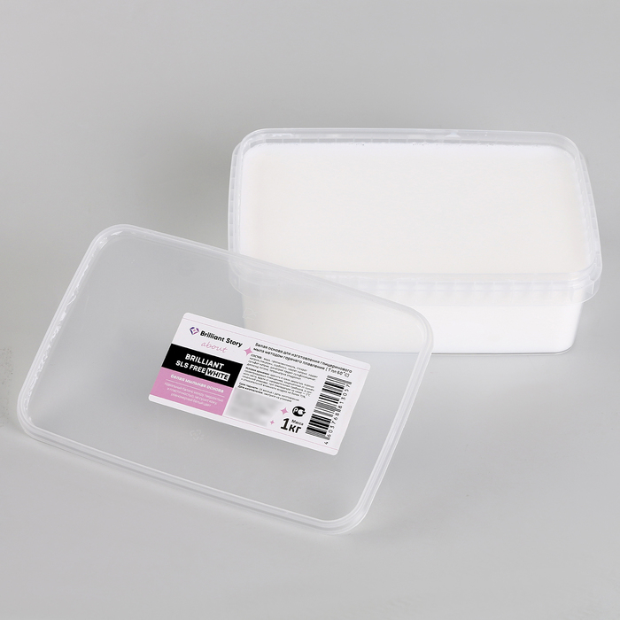 Мыльная основа Brilliant, SLS free, white Мыльная основа Brilliant, SLS free, white