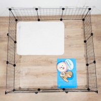 Коврик под миску "Пижон" с нескользящим основанием, 43 х 28 см, "Когда кушать?"