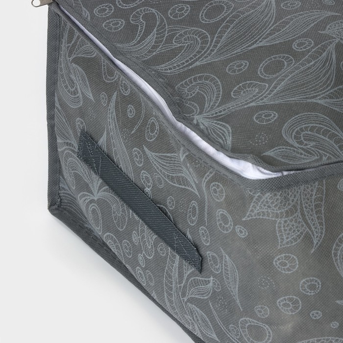 Кофр для хранения вещей &laquo;Нея&raquo;, 45&times;30&times;20 см, цвет серый