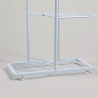 Подставка для цветов Greengo, 5 полок, 44 &times; 22 &times; 95 см, напольная, металл, белая