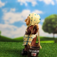 Садовая фигура "Бабушка с ведрами" 20х7х19см Садовая фигура "Бабушка с ведрами" 20х7х19см