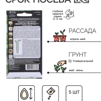 Семена Огурец "Сибирская Гирлянда" F1 скороспелый, партенокарпический, 5 шт