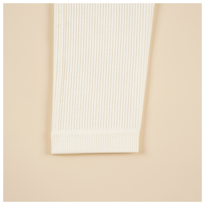 Легинсы спортивные женские Sima-Land Home, р. S, цвет молочный