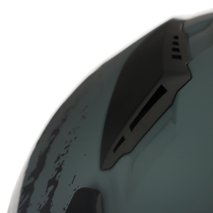 Шлем кроссовый, размер L (59-60), модель - BLD-819-7, черно-красный