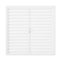 Решетка вентиляционная ZEIN Люкс Л130, 130 х 130 мм, с сеткой, неразъемная