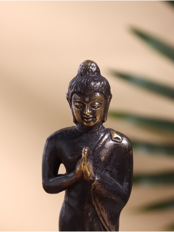 Сувенир бронза "Будда" 5х5х17 см