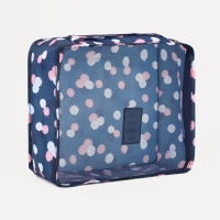 Набор органайзеров-косметичек на молниях, 6 в 1, цвет синий Набор органайзеров-косметичек на молниях, 6 в 1, цвет синий