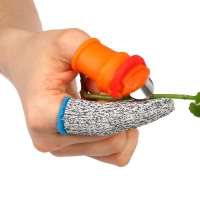 Напальчник с лезвием + 1 защитный напальчник, для сбора урожая, Greengo