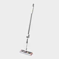 Оконная швабра с креплением на зажимах 28х8 см, длина 103-145 см, 2 насадки, 45+180 поворот   107959