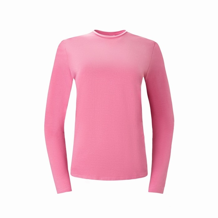 Лонгслив женский MINAKU: Basic line цвет лиловый, размер 42