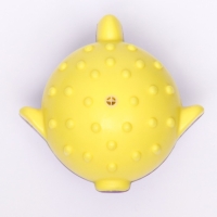 Игрушка для собак "Фугу" TPR, 9 см, фиолетовая/жёлтая Игрушка для собак "Фугу" TPR, 9 см, фиолетовая/жёлтая