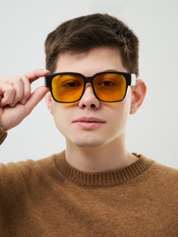 Очки для водителя, антиблик, антифары, фотохромные (хамелеон), uv 380, ширина 14.3 см