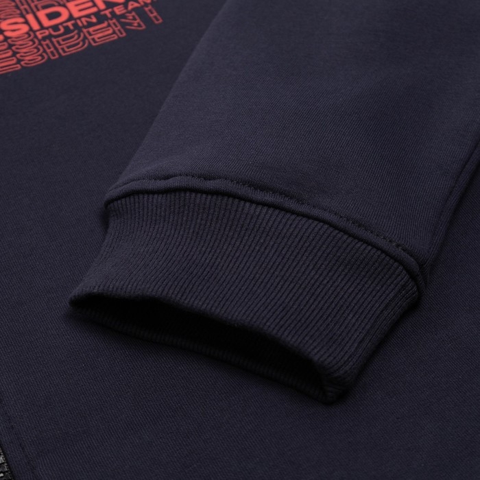 Толстовка на молнии President, размер S, цвет чёрный Толстовка на молнии President, размер S, цвет чёрный