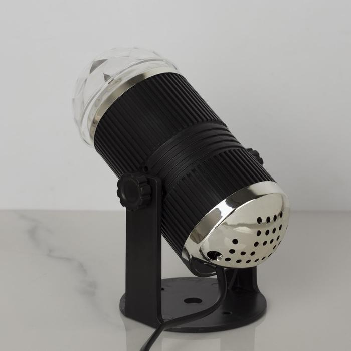 Световой прибор &laquo;Хрустальный шар&raquo; 9.5 см, свечение RGB, 12 В