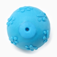 Игрушка "Мяч-лапка", TPR, 6 см, синий