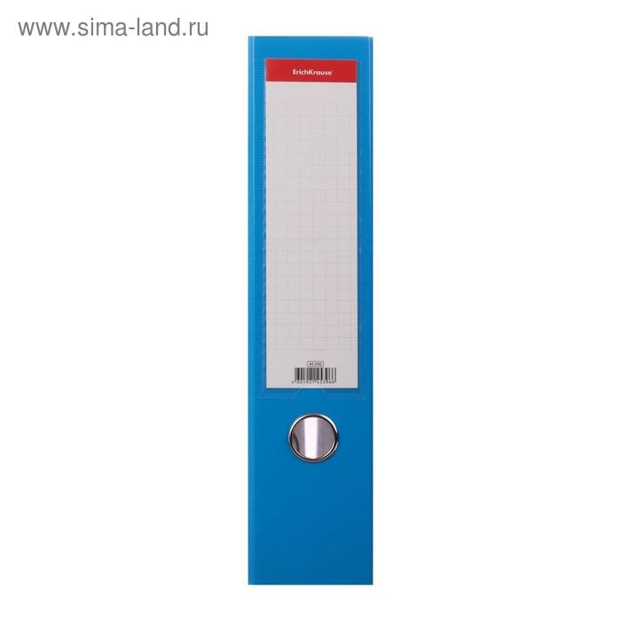 Папка-регистратор А4, 70 мм, ErichKrause "Neon", с арочным механизмом, голубая