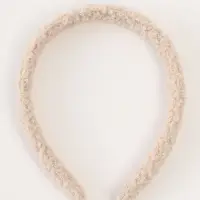 Ободок для волос плюшевый, цвет бежевый, Коты аристократы