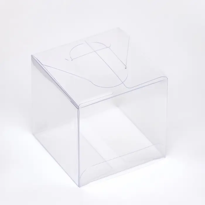 Складная коробка из PVC 7 х 7 х 7 см  набор 5 шт.