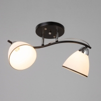 Люстра "Ирида" 2хЕ27 40Вт черно-хромовый 42х19х24 см