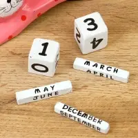 Календарь настольный "Кошка" дерево 13х4х10 см, цв. розовый