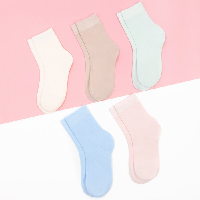 Набор носков KAFTAN Набор носков KAFTAN "Beautiful girl“ 5 пар, р-р 36-39