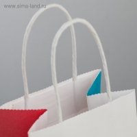 Пакет подарочный крафт, упаковка, &laquo;For you&raquo;, 12 х 21 х 9 см