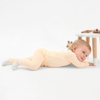 Комплект боди детских MINAKU: Basic Line BABY, цвет молочный/кремовый, рост 80-86