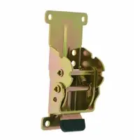 Кронштейн складной ТУНДРА ks001, 70&times;70 мм, желтый цинк, набор 2 шт.