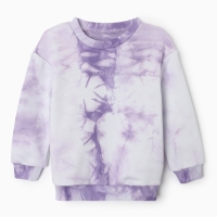 Свитшот &laquo;Тай-дай&raquo; детский, цвет лаванда, рост 140 см