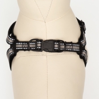 Комплект амуниции светоотражающий, размер S, ОГ 35-60 см, стропа 1,5 см, серый Комплект амуниции светоотражающий, размер S, ОГ 35-60 см, стропа 1,5 см, серый