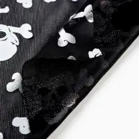 Скатерть на стол &laquo;Серебряные черепа&raquo;, 200 х 140