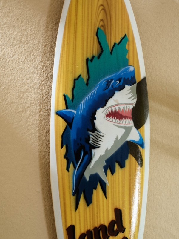 Панно Панно "Доска для сёрфа "Land Shark" дерево 40х11 см