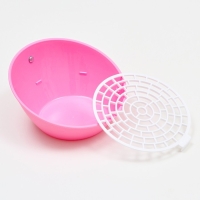 Туалет круглый для грызунов "Пижон", 25 х 23,5 х 12 см, розовый Туалет круглый для грызунов "Пижон", 25 х 23,5 х 12 см, розовый