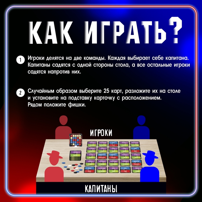 Настольная игра «Тайные слова», от 4 игроков, 6+ Настольная игра «Тайные слова», от 4 игроков, 6+