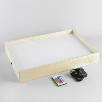 Планшет для рисования песком 35 &times; 50 см, фанера оргстекло с цветной подсветкой