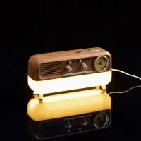 Bluetooth-колонка с беспроводной зарядкой, часами и подсветкой Multiverse, ver.2