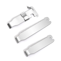 Корректор-фиксатор для вросшего ногтя, размер M, в пластиковом футляре, цвет серебристый Корректор-фиксатор для вросшего ногтя, размер M, в пластиковом футляре, цвет серебристый