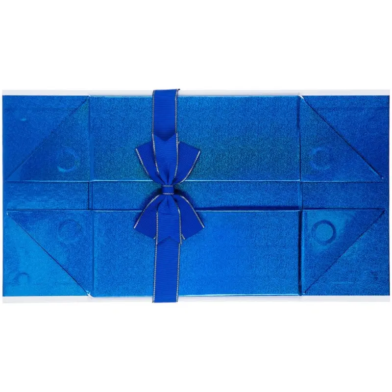 Коробка складная Gallant, M, белая с синим