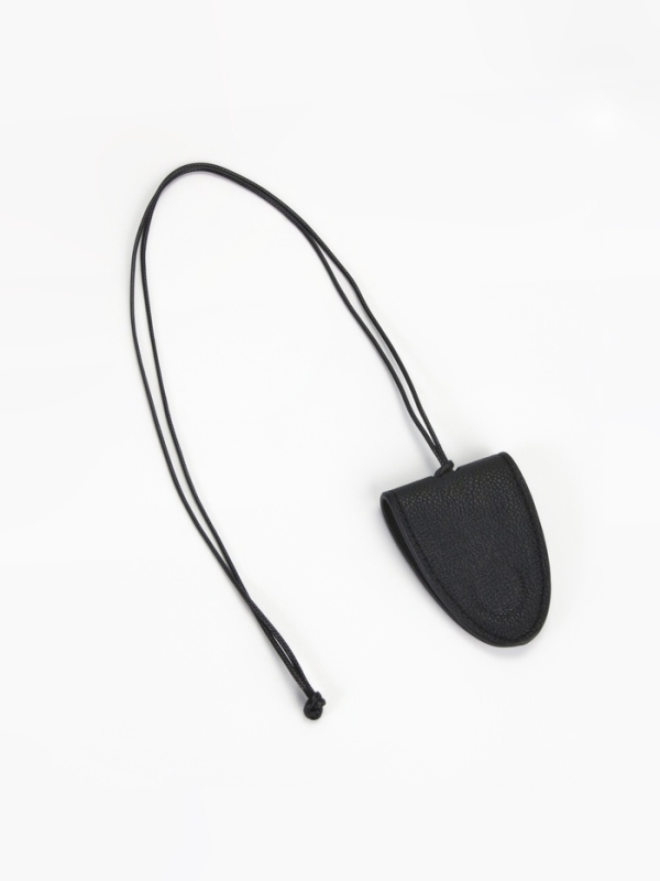 Держатель для очков на шею, шнурок  88 см, 4.5 х 7 см, чёрный