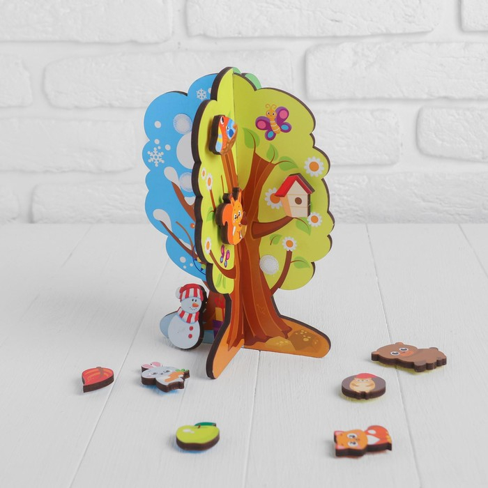 Головоломка &laquo;Липучки. Времена года&raquo;