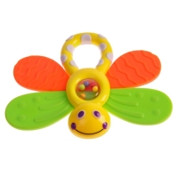 Погремушка «Бабочка», с эластичными элементами, Крошка Я Погремушка «Бабочка», с эластичными элементами, Крошка Я