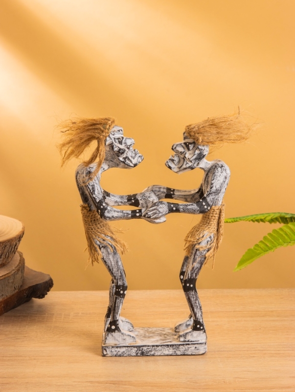 Сувенир &laquo;Аборигены танцоры&raquo;, 17&times;7.5&times;21 см, дерево