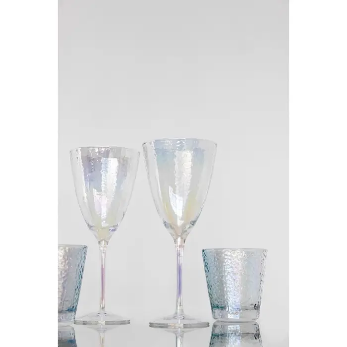 Набор бокалов для вина &laquo;Жемчуг&raquo; 400 мл, 6 шт., р-р 1й шт. 9.5&times;23 см, перламутровый