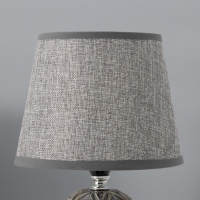 Настольная лампа с абажуром RISALUX &laquo;Арлон&raquo;, Е14, 40 Вт, 18&times;18&times;25.5 см