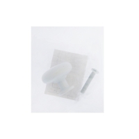 Ручка кнопка ТУНДРА LIGHT PK036WH, белая, 8 шт TMP