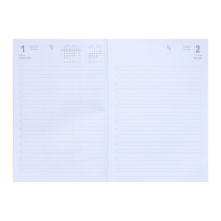 Ежедневник датированный 2024 года, А5, 176 листов, Attomex.Regent, обложка бумвинил, ляссе, блок 70 г/м2, синий