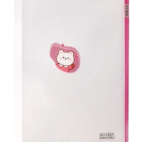 Папка формат А4 с 30 прозрачными файлами МИКС Зверята