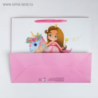 Пакет подарочный ламинированный, упаковка, &laquo;Принцесса&raquo;, XL 49 х 40 х 19 см