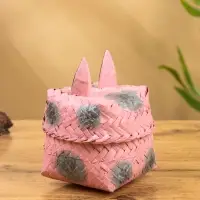 Корзинка &laquo;Поросёнок&raquo;, 8&times;8&times;13 см, бамбук